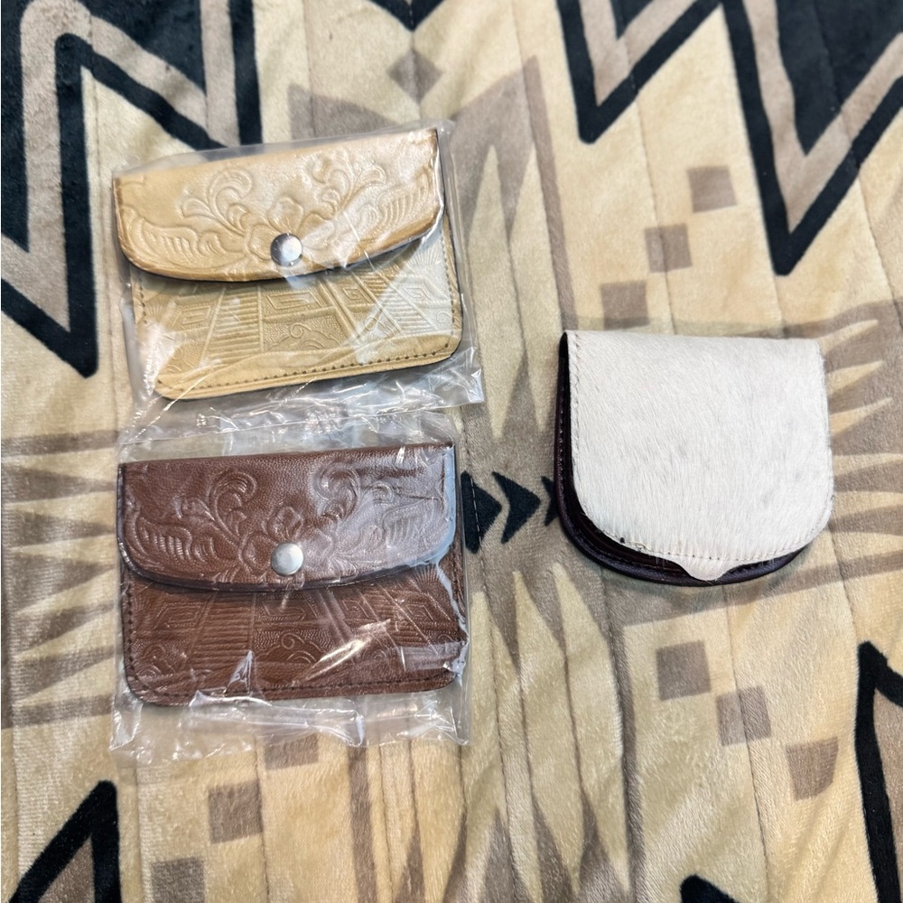 Authentic Leather Coin Pouches